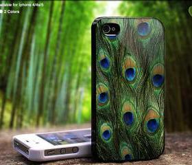 Peacock Feathers - Case For iPhone Case, iPhone 4, Case, iPhone 4S, iPhone 5, Hard Cover
